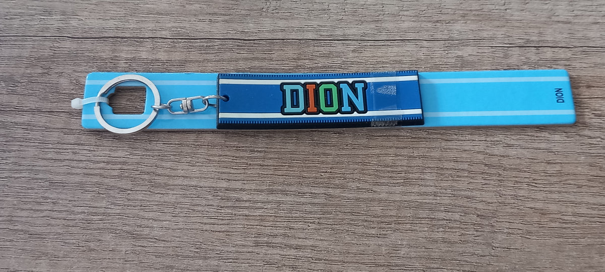 Sleutelhanger blauw Dion
