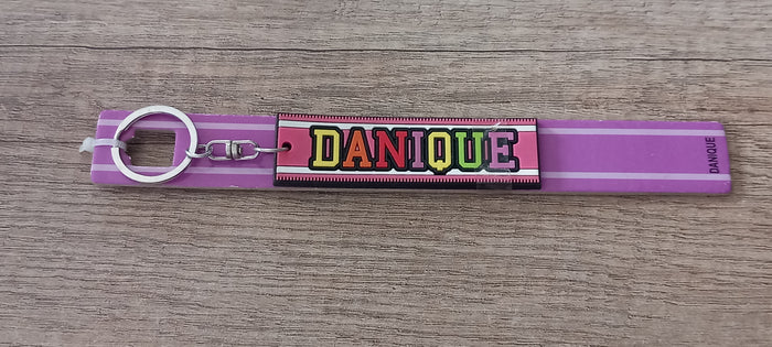 Sleutelhanger paars Danique