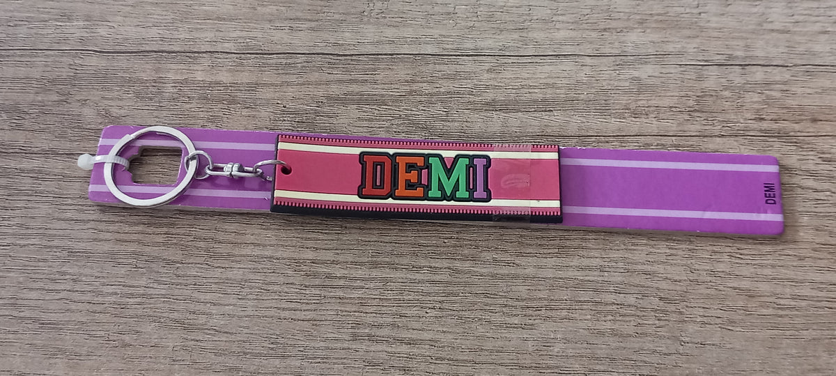 Sleutelhanger paars Demi