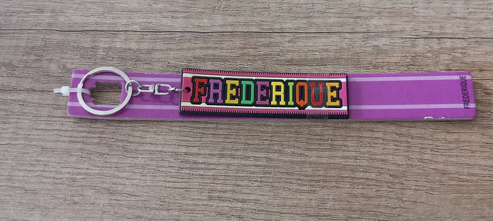 Sleutelhanger paars Frederique