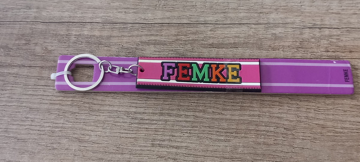 Sleutelhanger paars Femke