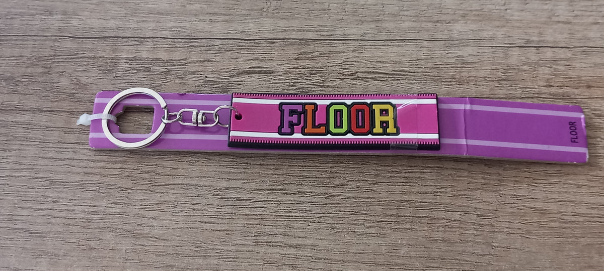 Sleutelhanger paars Floor