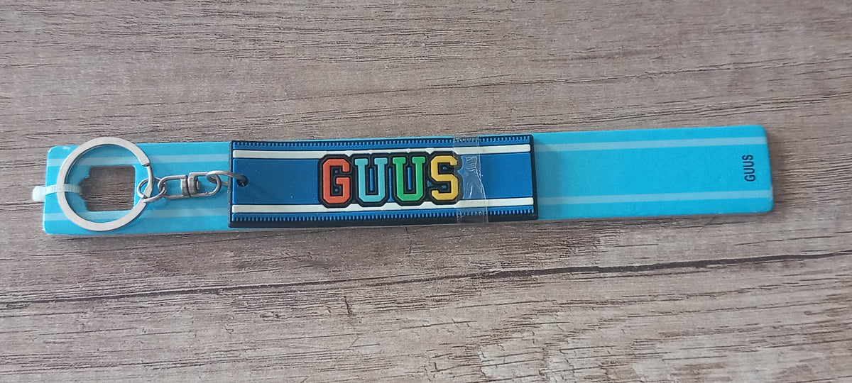 Sleutelhanger blauw Guus