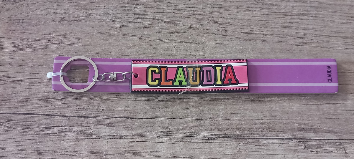 Sleutelhanger paars Claudia