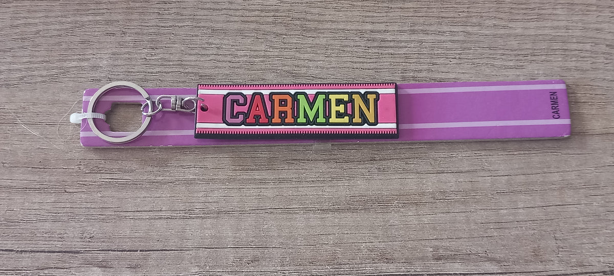 Sleutelhanger paars Carmen