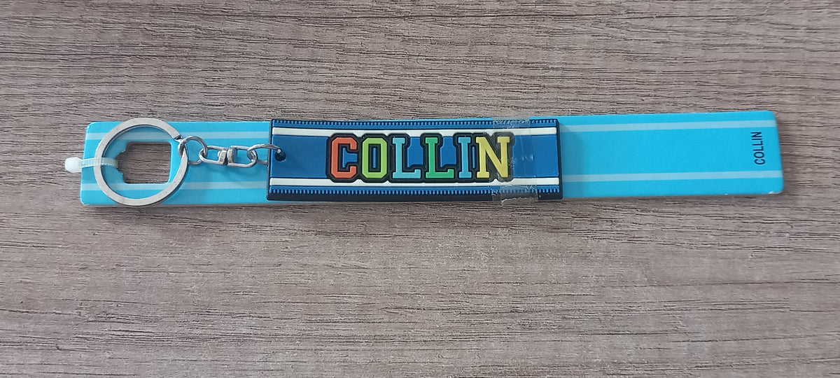 Sleutelhanger blauw Collin