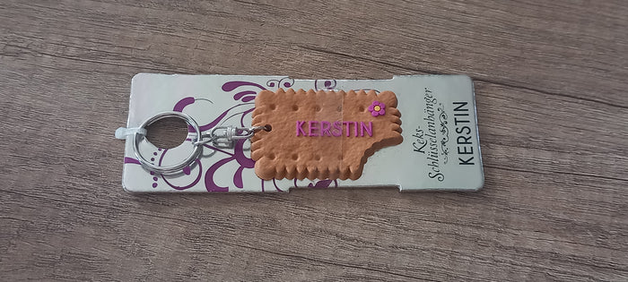 Sleutelhanger koekje Kerstin