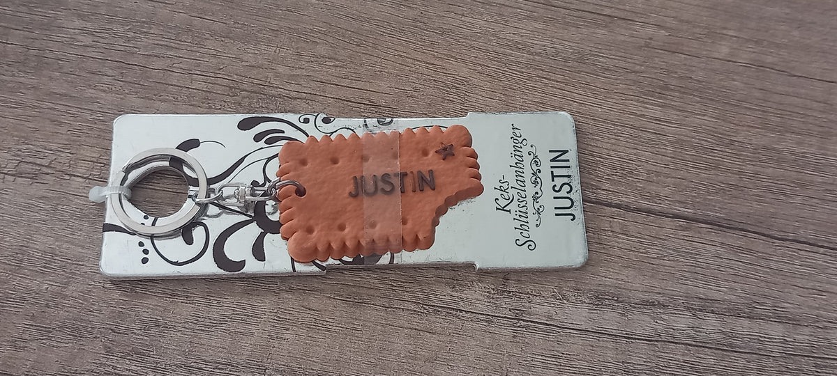 Sleutelhanger koekje Justin