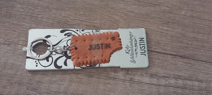 Sleutelhanger koekje Justin