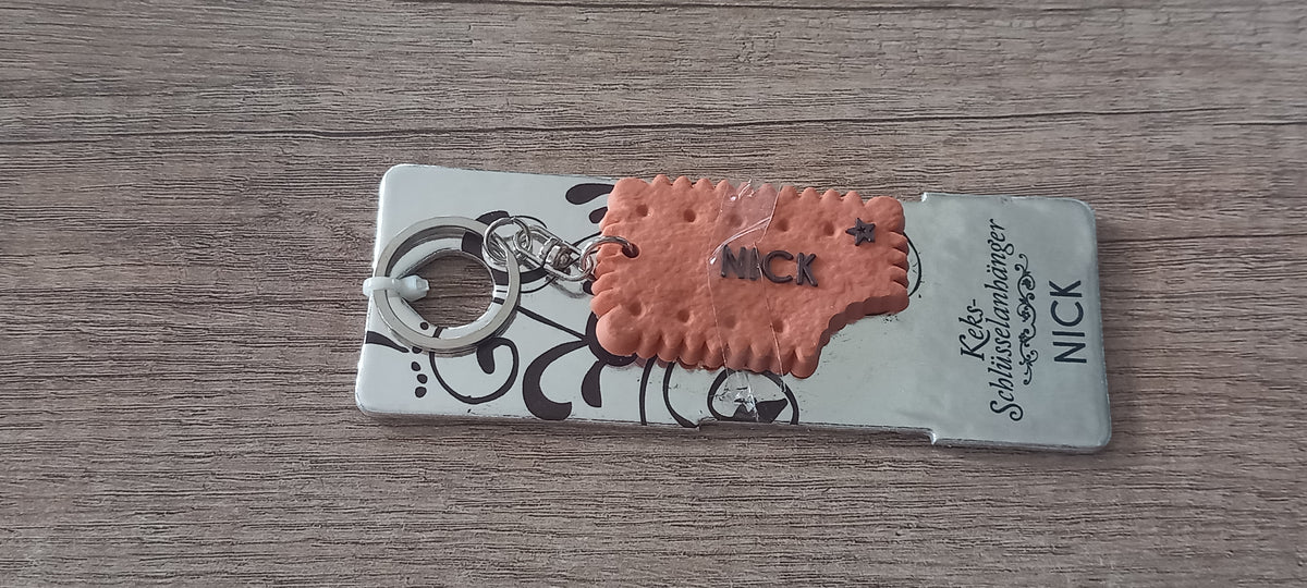 Sleutelhanger koekje Nick