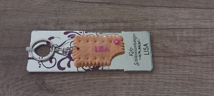 Sleutelhanger koekje Lisa