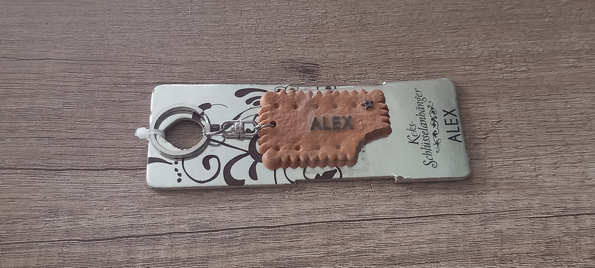 Sleutelhanger koekje Alex