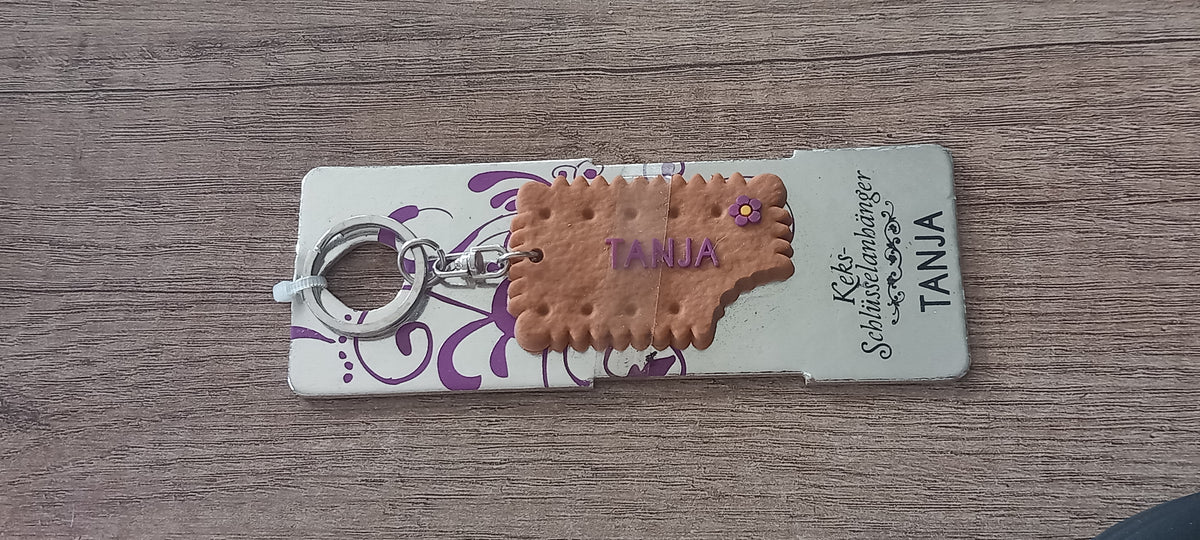 Sleutelhanger koekje Tanja