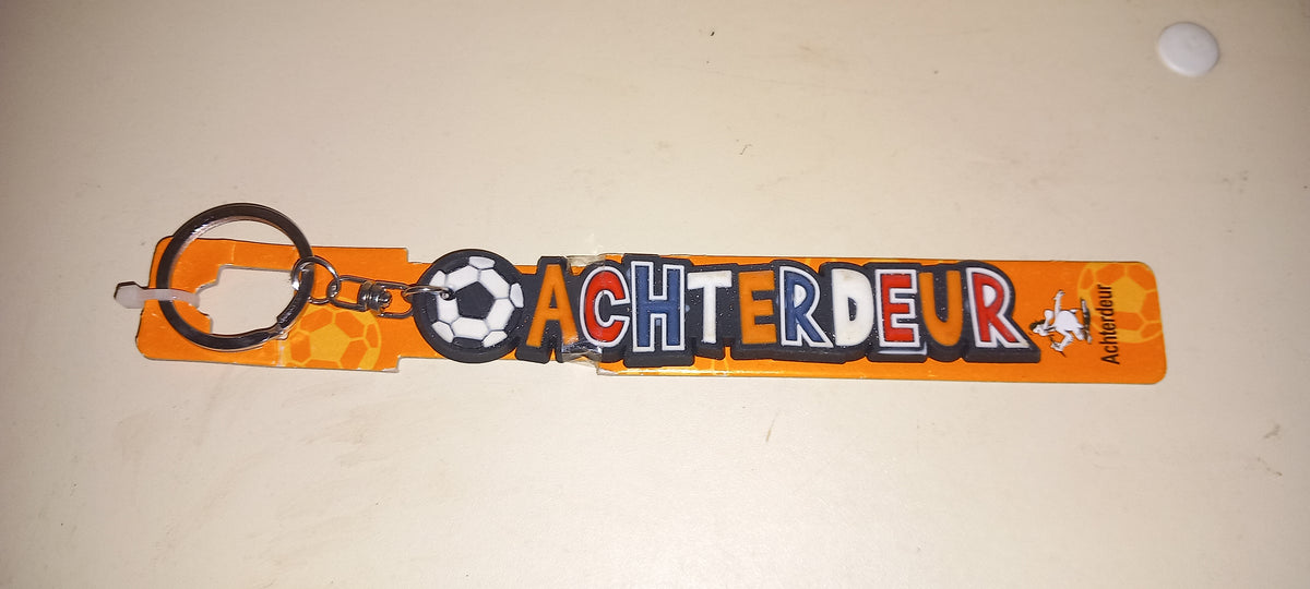 Sleutelhanger voetbal: Achterdeur