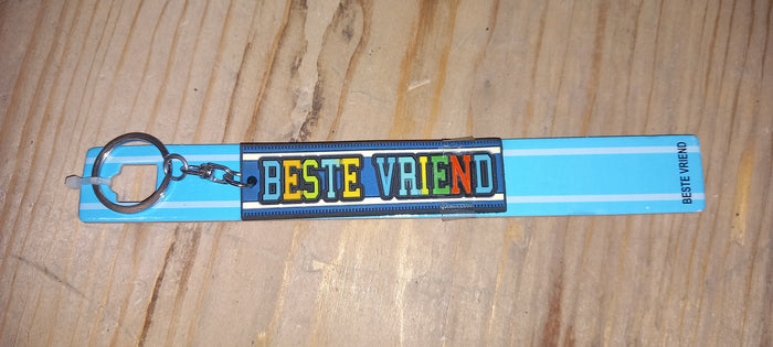 Sleutelhanger blauw: Beste vriend