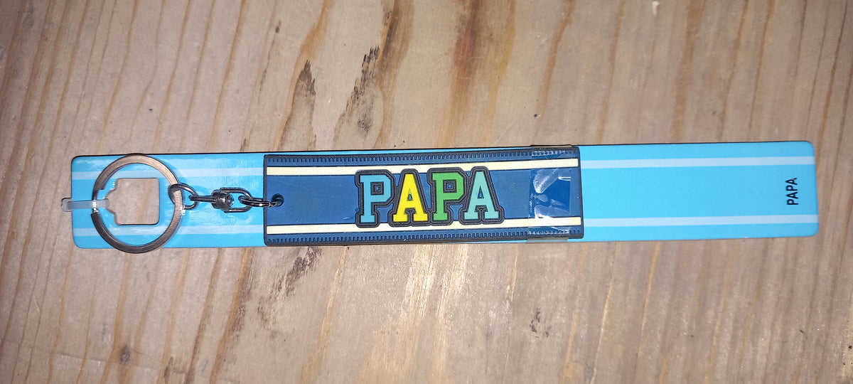 Sleutelhanger blauw: Papa