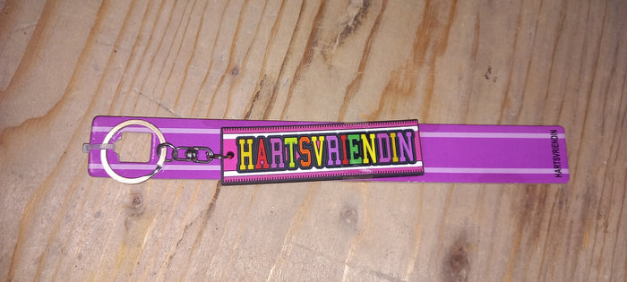 Sleutelhanger paars: Hartsvriendin