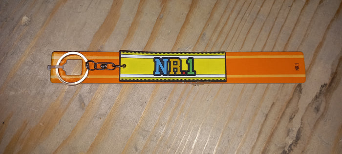 Sleutelhanger oranje: Nr. 1