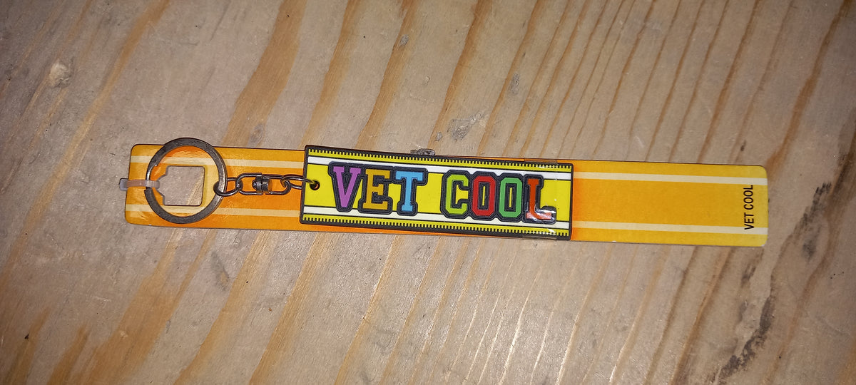 Sleutelhanger oranje: Vet cool