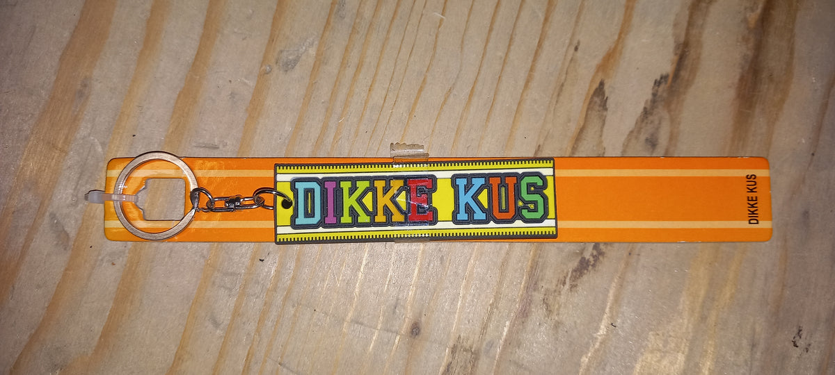 Sleutelhanger oranje: Dikke kus