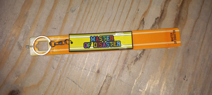 Sleutelhanger oranje: Master of disaster