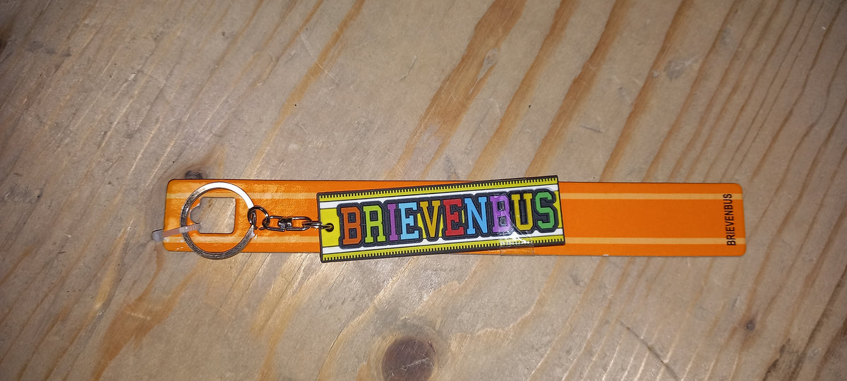 Sleutelhanger oranje: Brievenbus