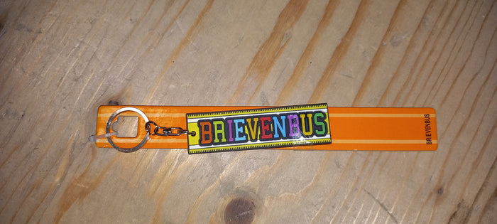 Sleutelhanger oranje: Brievenbus