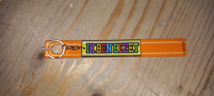 Sleutelhanger oranje: Ik ben bezet
