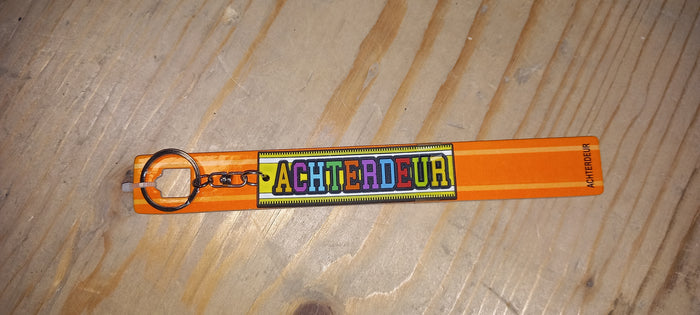 Sleutelhanger oranje: Achterdeur