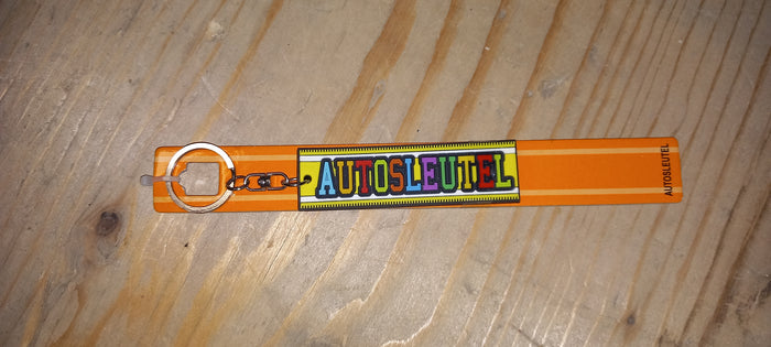 Sleutelhanger oranje: Autosleutel
