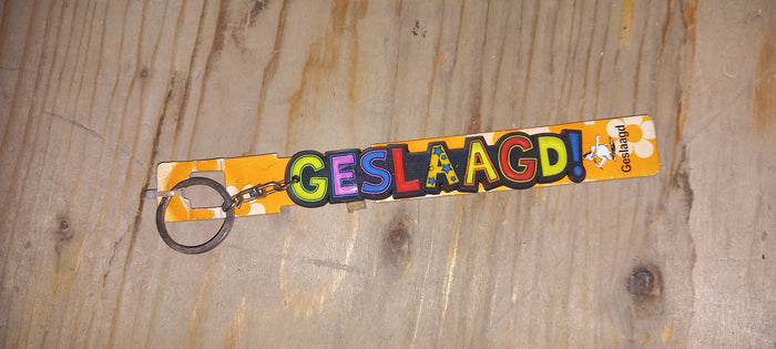 Sleutelhanger: Geslaagd