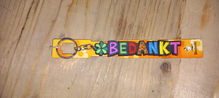 Sleutelhanger: Bedankt