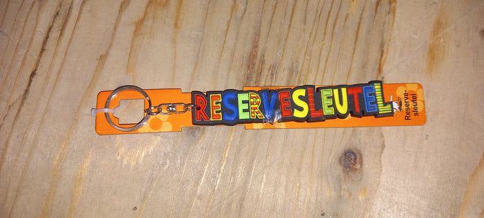 Sleutelhanger: Reservesleutel