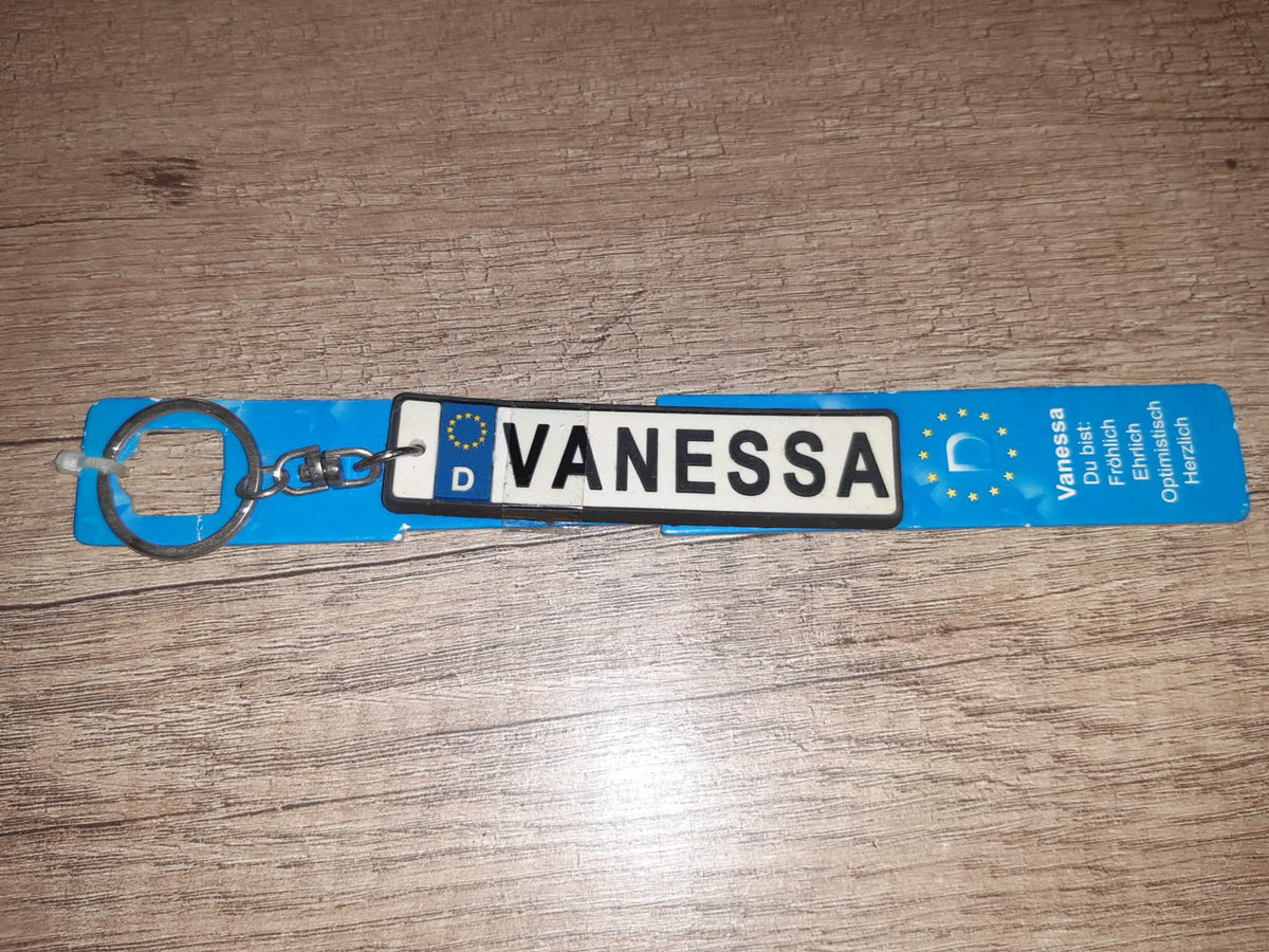 Sleutelhanger kenteken Duits: Vanessa