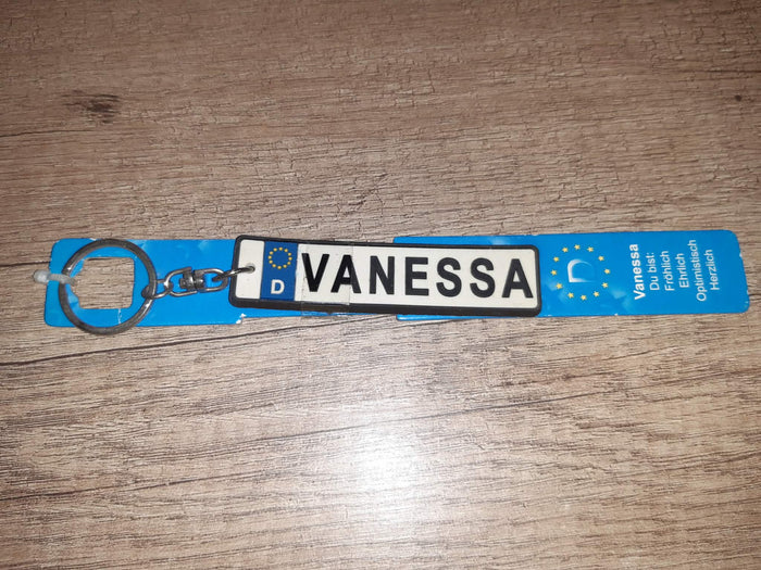 Sleutelhanger kenteken Duits: Vanessa