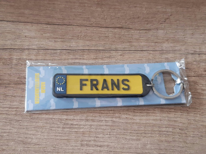 Sleutelhanger kenteken afgeronde hoeken: Frans