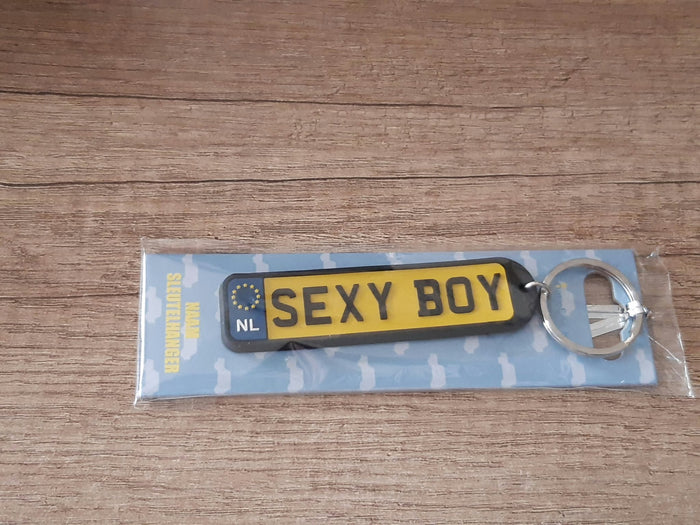 Sleutelhanger kenteken afgeronde hoeken: Sexy box