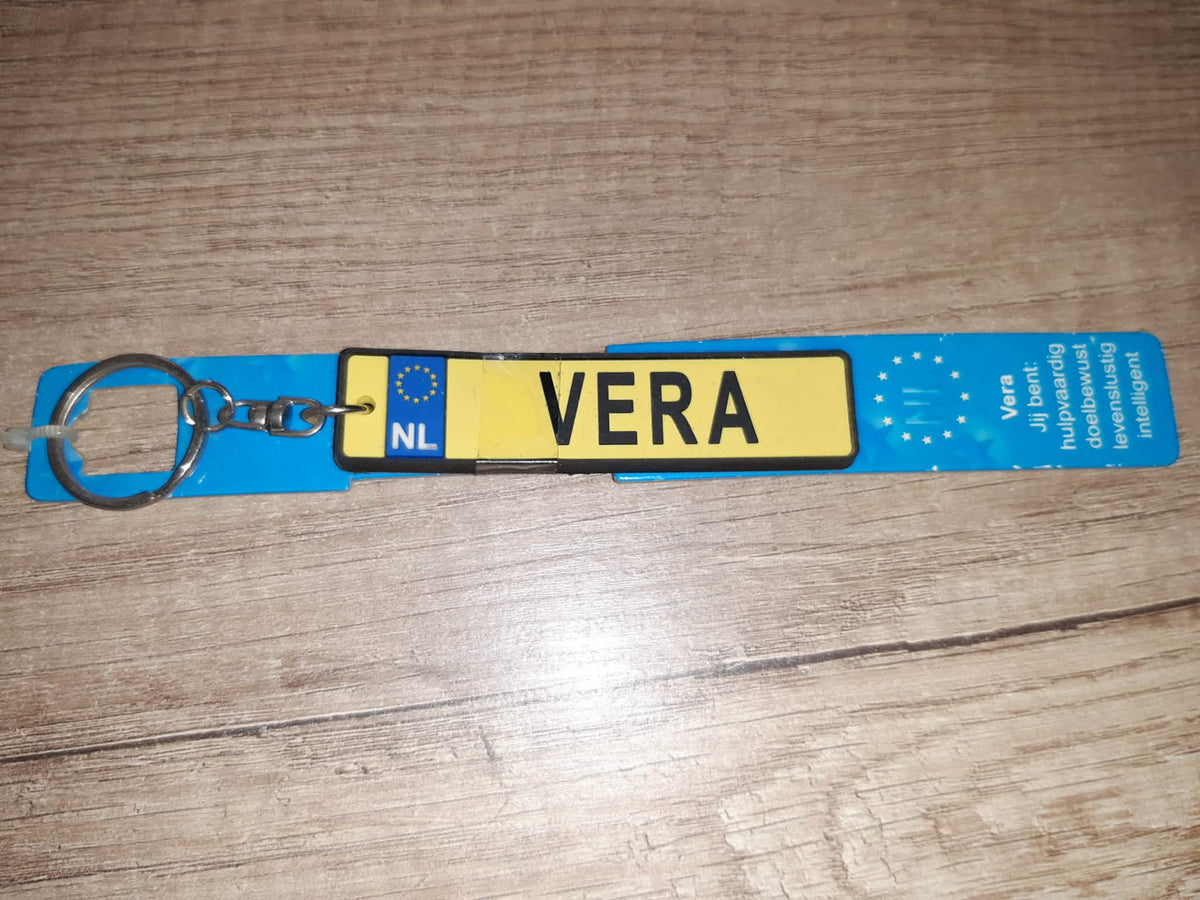 Sleutelhanger kenteken: Vera