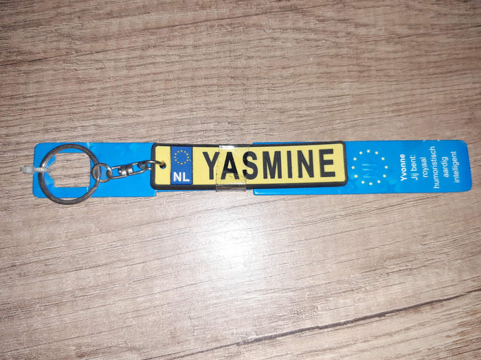 Sleutelhanger kenteken: Yasmine