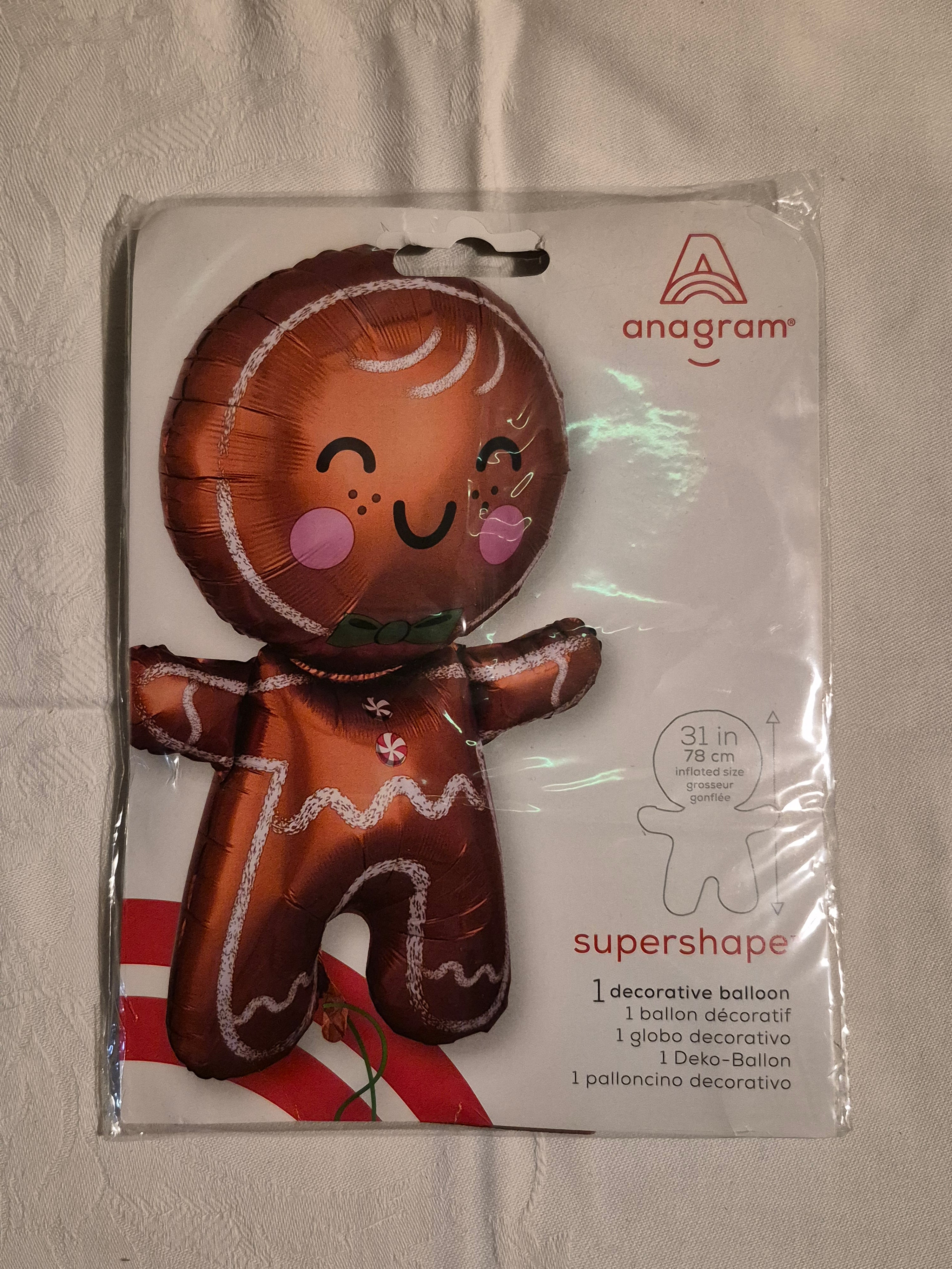 Folieballon kerst Gingerbread