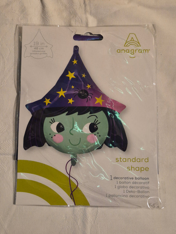 Folieballon Halloween Heksje