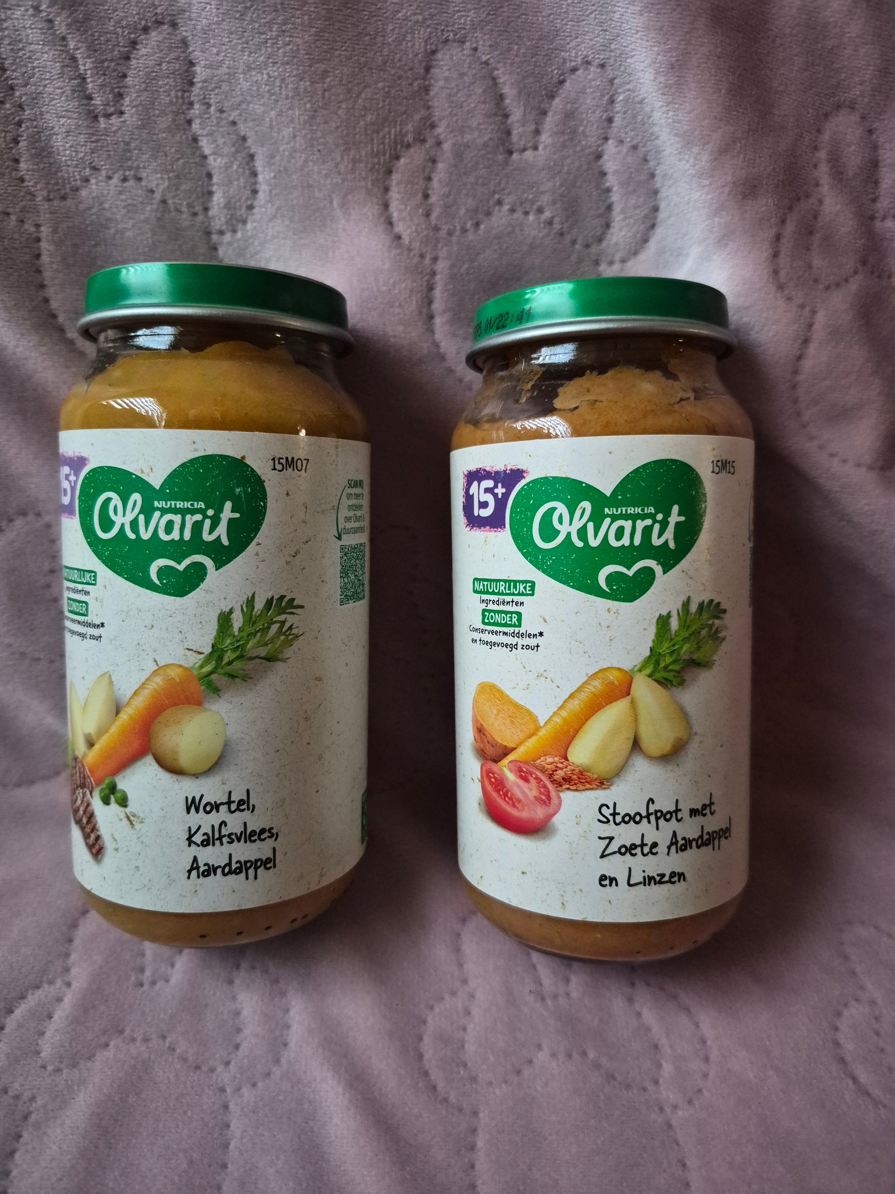 Baby voeding potjes 15 maanden