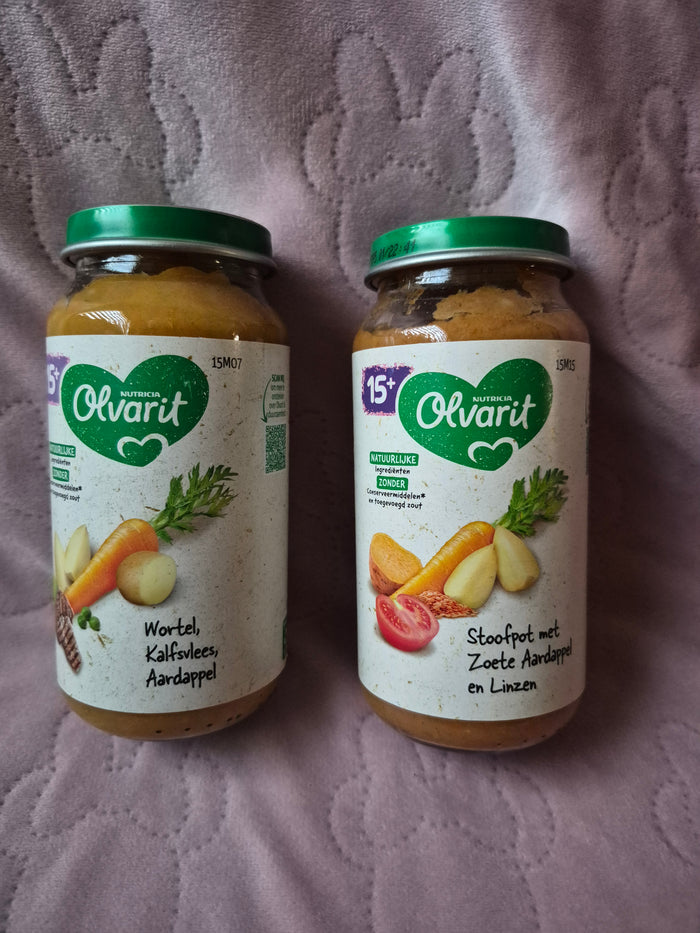Baby voeding potjes 15 maanden