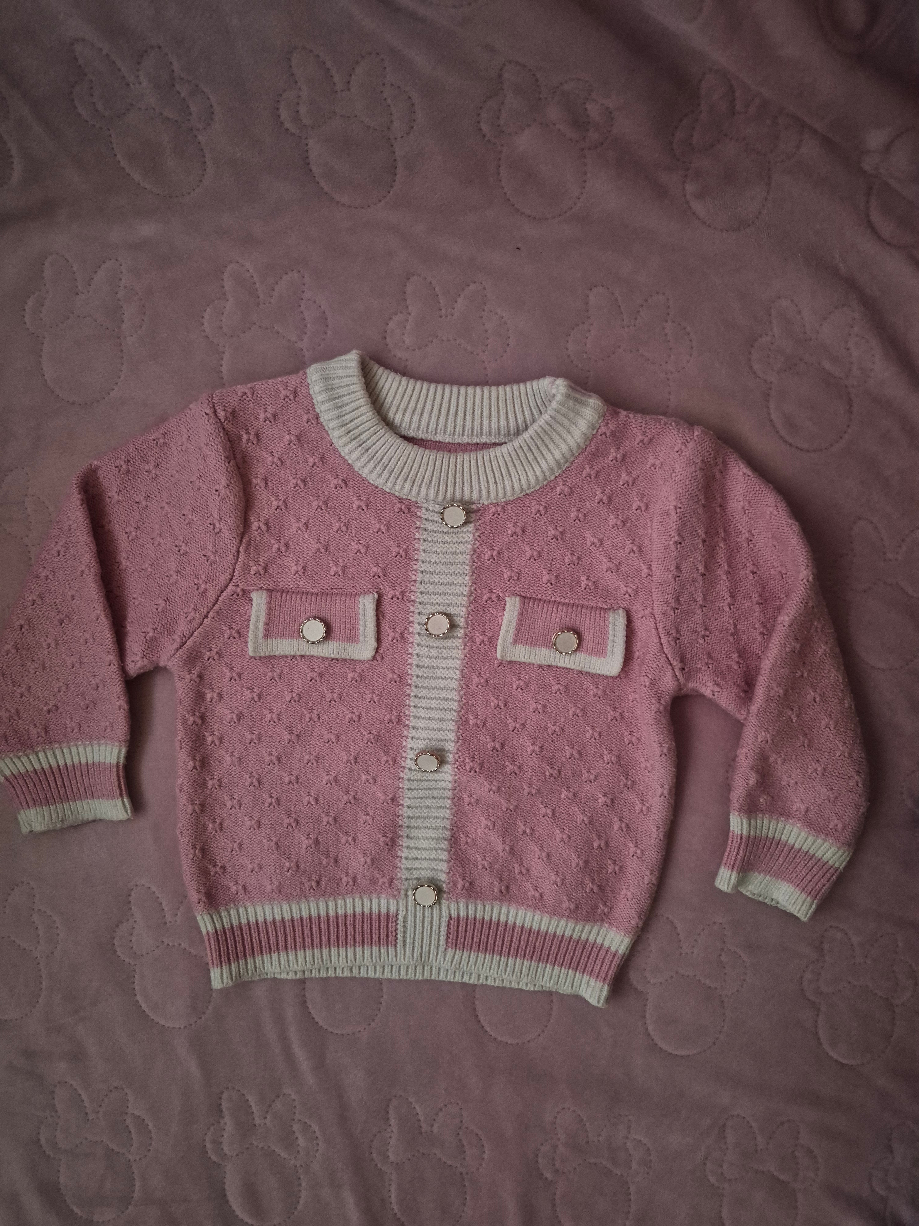 Baby roze vestje maat 62