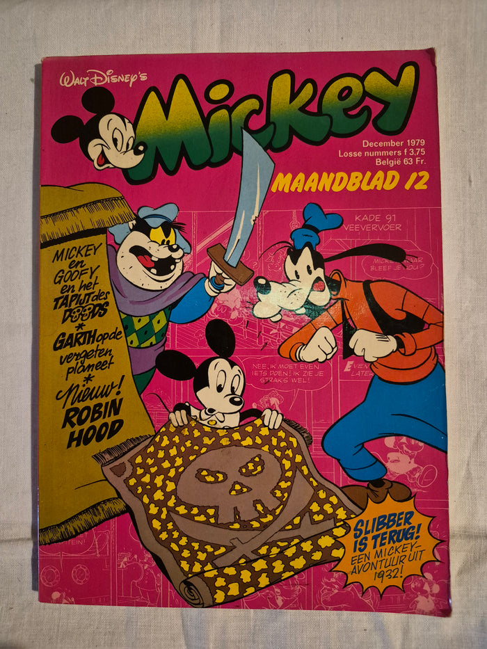 Disney mickey maandblad nr 12 jaartal 1979