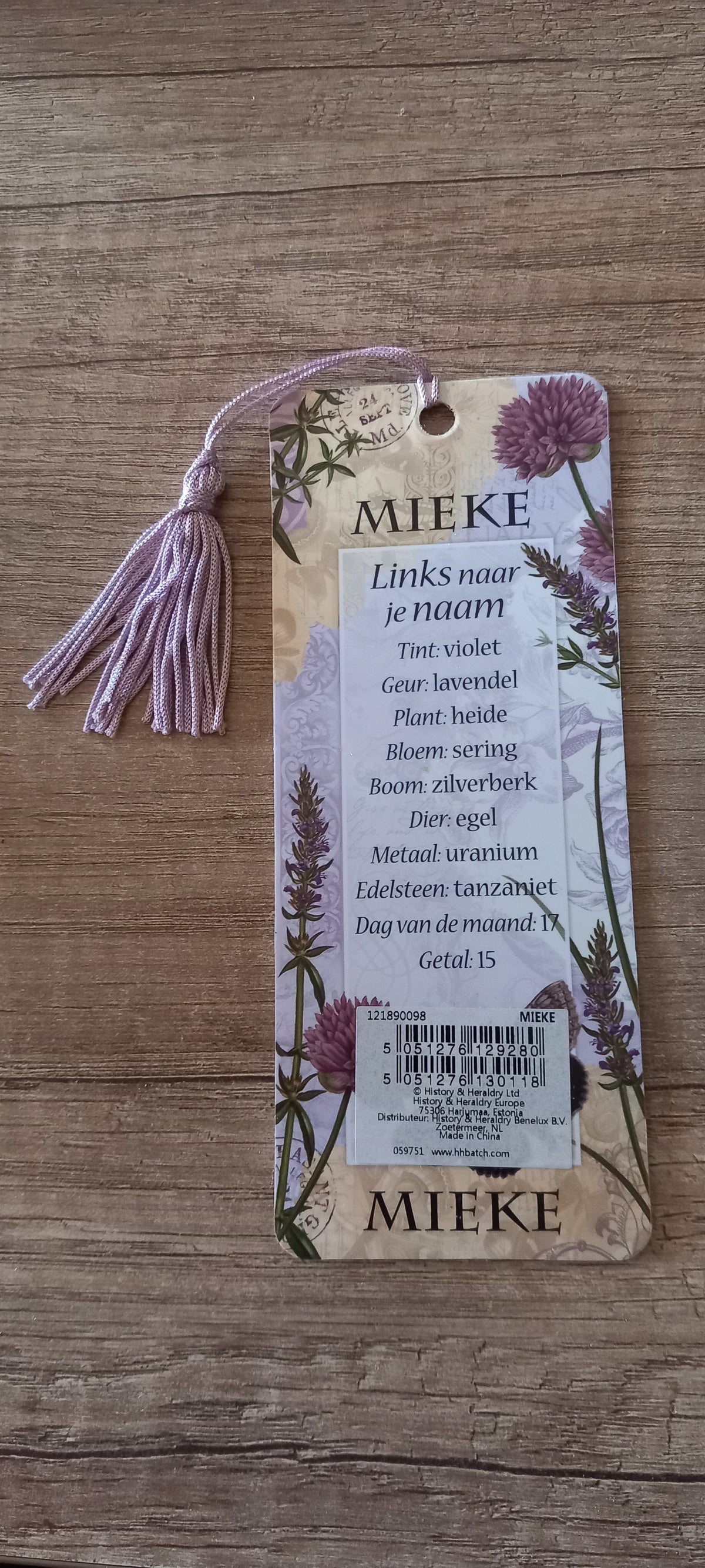Boekenlegger Mieke
