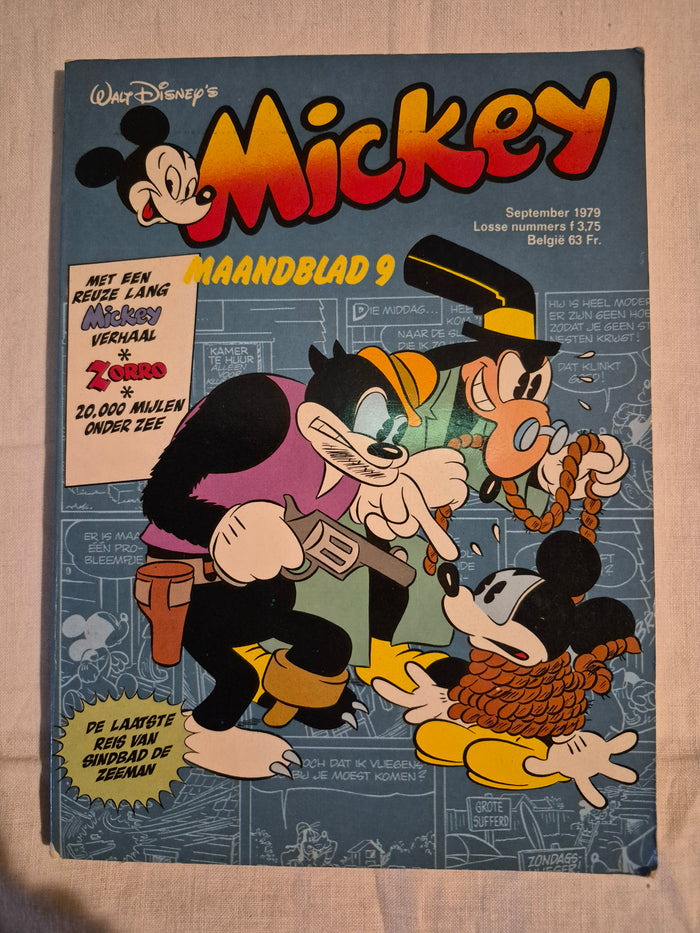 Disney mickey maandblad nr 9 jaartal 1979