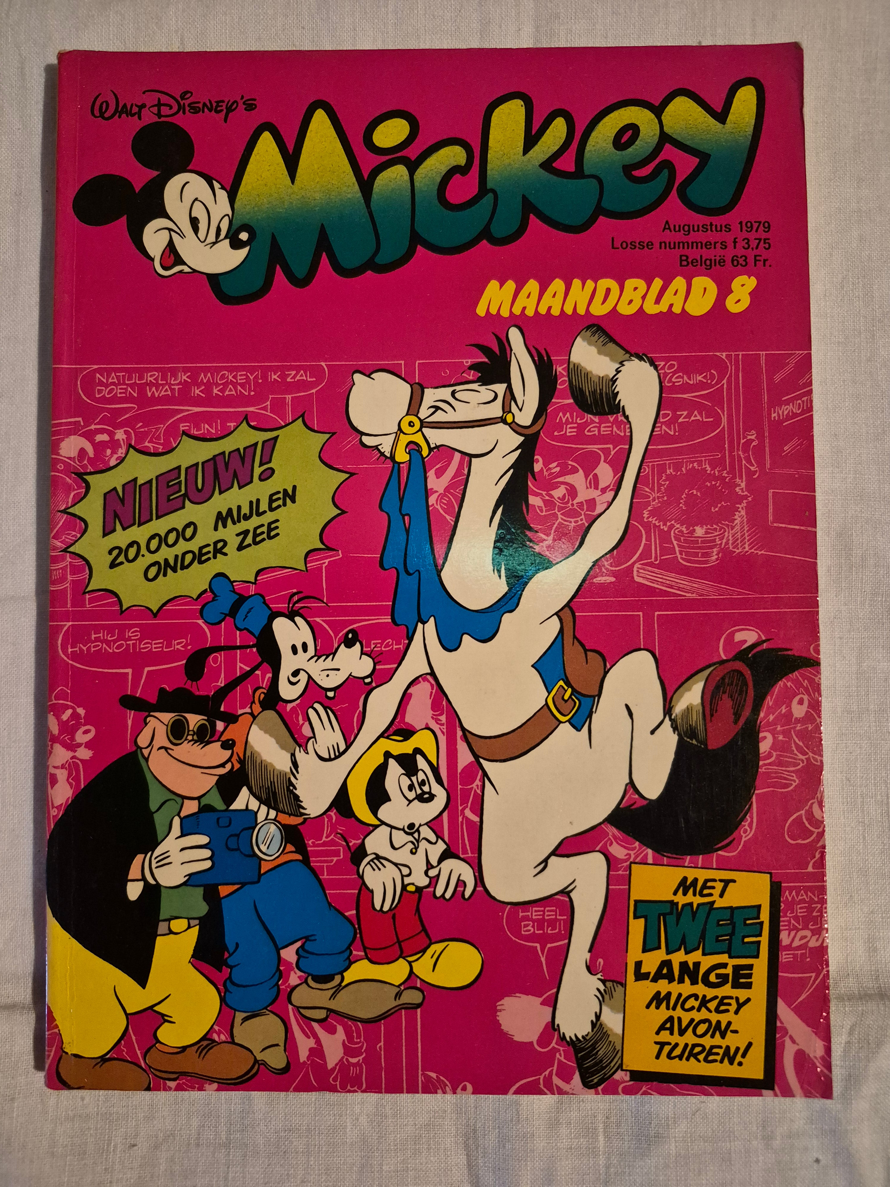 Disney mickey maandblad nr 8 jaartal 1979