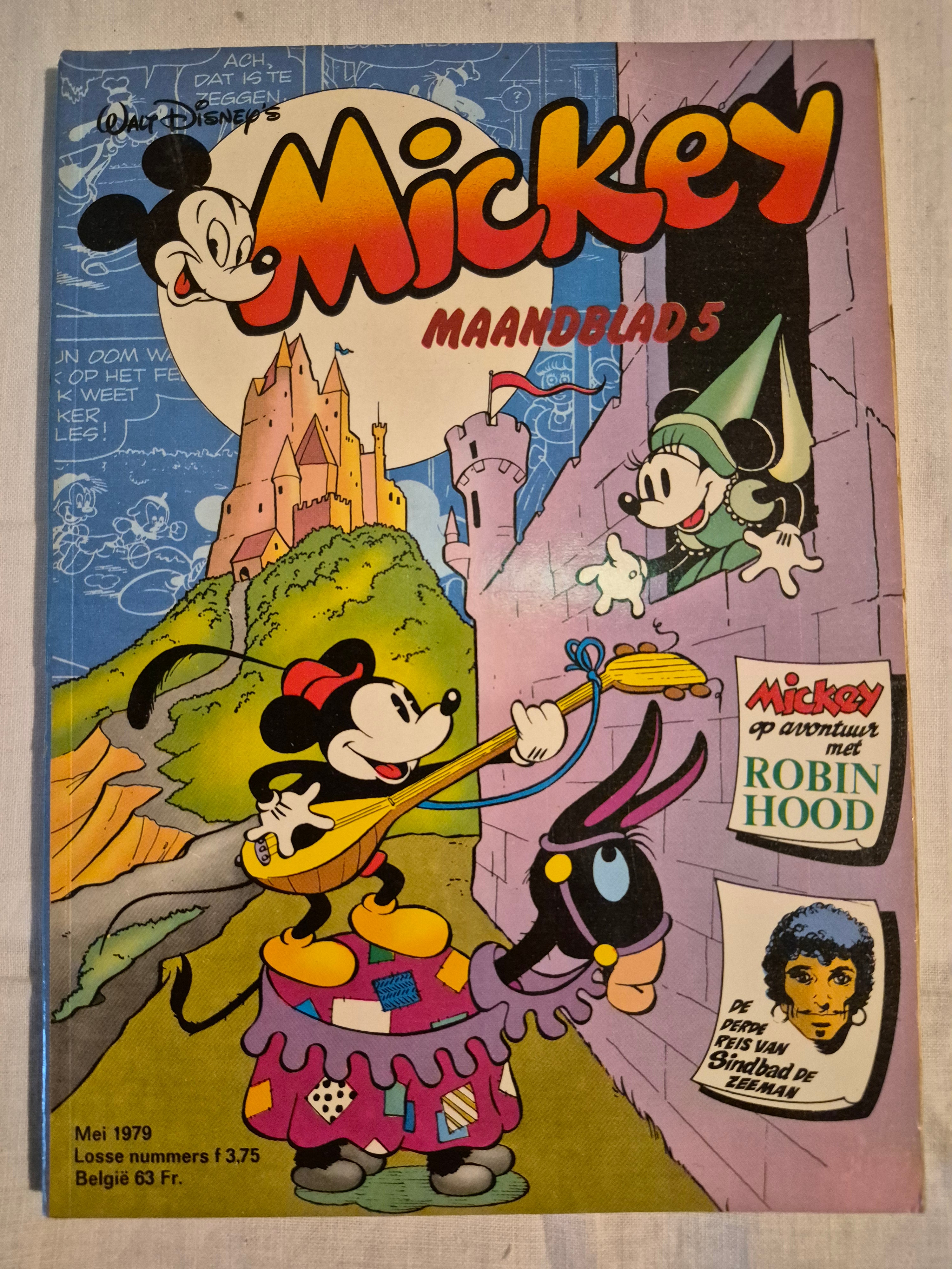 Disney mickey maandblad nr 5 jaartal 1979