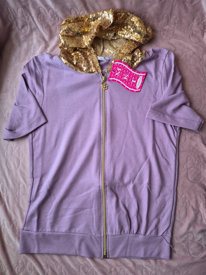 Nieuw setje 2 delig paars maat l